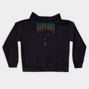 Console invaders Kids Hoodie